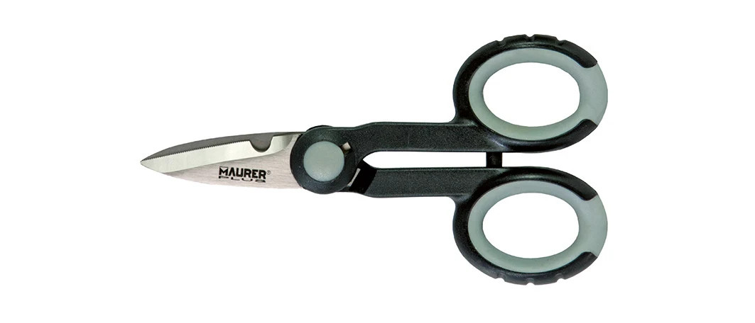 FORBICI ELETTRICISTI MAURER PLUS LAME DIRITTE TITANIO - MAURER-PLUS - Vista Principale