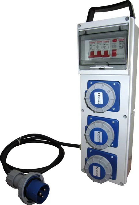 QUADRO ELETTRICO PORTATILE MAURER PLUS 3 PRESE 220V IP67 - MAURER-PLUS - Vista Principale