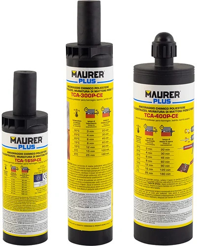 ANCORANTE CHIMICO POLIESTERE TCA-165P-CE MAURER PLUS - MAURER-PLUS - Vista Principale