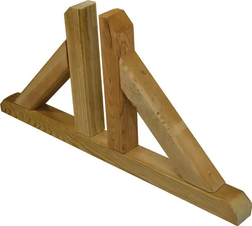 PIEDINO DOPPIO X PANNELLO GRIGL. LEGNO IMPREGN. - PAPILLON - Vista Principale
