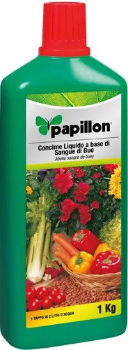 CONCIME LIQUIDO SANGUE DI BUE - PAPILLON - Vista Principale