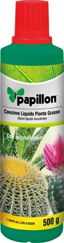 CONCIME LIQUIDO PER PIANTE GRASSE - PAPILLON - Vista Principale