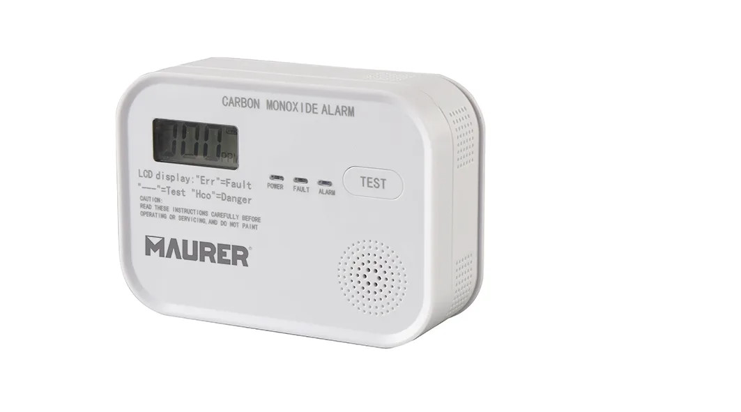 RILEVATORE DI MONOSSIDO DI CARBONIO BATTERIA MAURER - Senza Marca