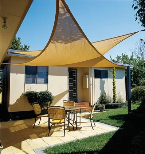 VELA OMBREGGIANTE TRIANG. ECRU' - PAPILLON - Vista Principale