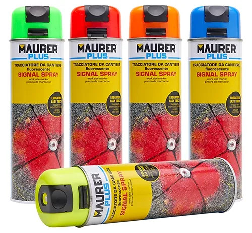 TRACCIATORE SPRAY GIALLO FLUOR. MAURER PLUS - MAURER-PLUS