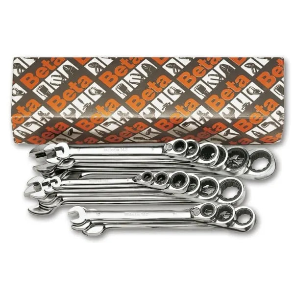 CHIAVI COMBINATE CRICCHETTO SERIE 15 PZ - Beta Utensili - Vista Principale