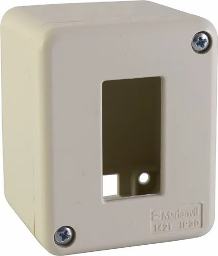 PORTAFRUTTO 1T. DA PARETE MINICANALINA IP30 - MAURER - Vista Principale