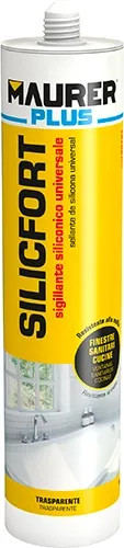 SILICONE ACETICO SILICFORT MAURER PLUS 280ML TESTA MORO - MAURER-PLUS - Vista Principale
