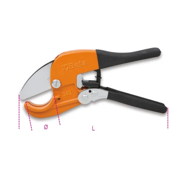 CESOIA A CRICCHETTO TUBI IN PVC - Beta Utensili - Vista Principale
