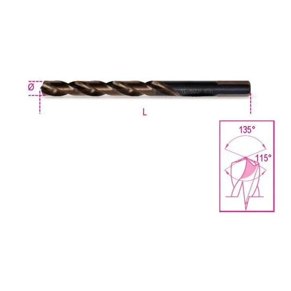 PUNTE HSS DP CONO AFF/SPEC. 2,00 - Beta Utensili - Vista Principale