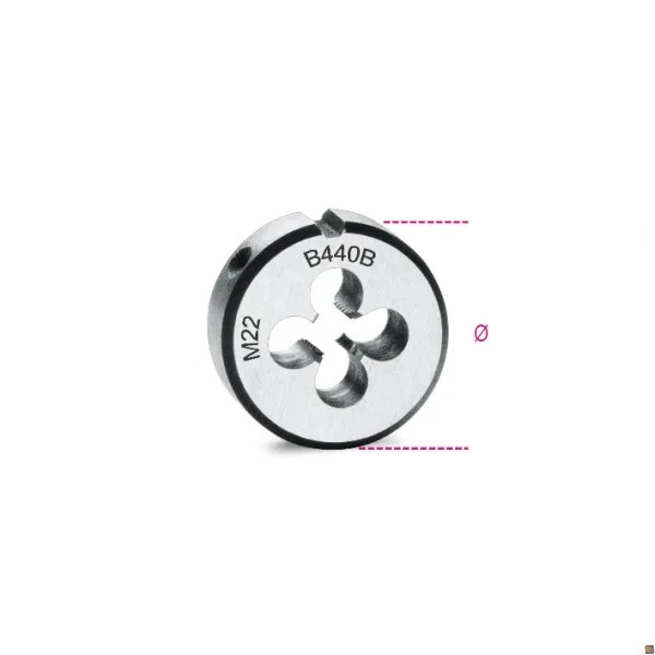 FILIERE TONDE PASSO GROSSO EST50,8 B/22 - Beta Utensili - Vista Principale
