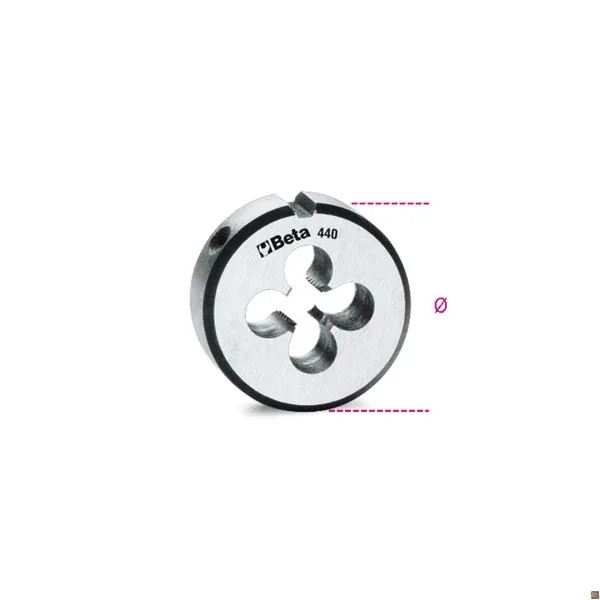 FILIERE TONDE UNC EST50,8 ASC 5/8 - Beta Utensili - Vista Principale