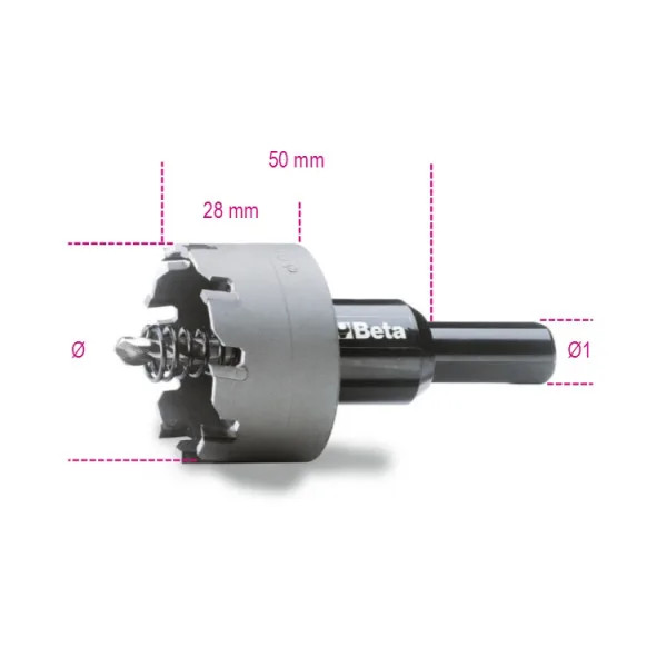 FRESE A TAZZA CON INSERTI MET DURO 44 - Beta Utensili - Vista Principale