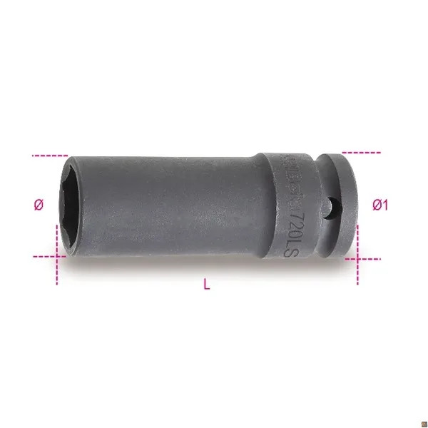 BUSSOLE A MACC LUNGHE SOTT 1/2 LS 36 - Beta Utensili - Vista Principale