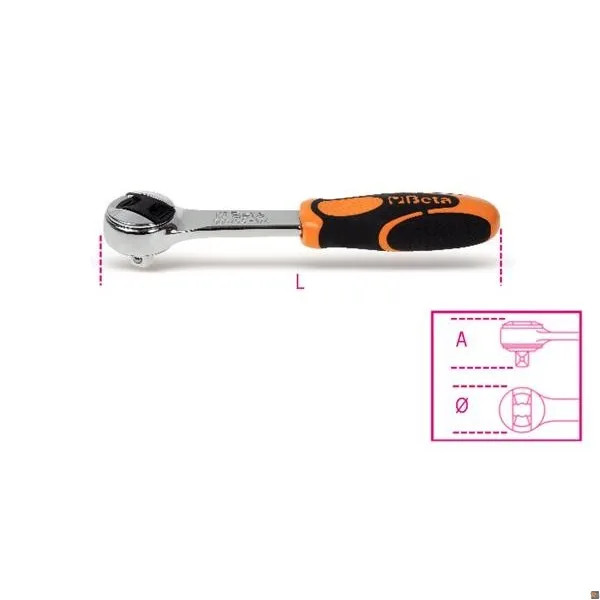 CRICCHETTI REVERSIBILI D48 1/4 - Beta Utensili - Vista Principale