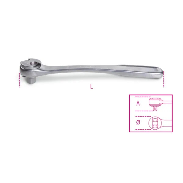 CRICCHETTI REVERSIBILI D72 1/2 - Beta Utensili - Vista Principale