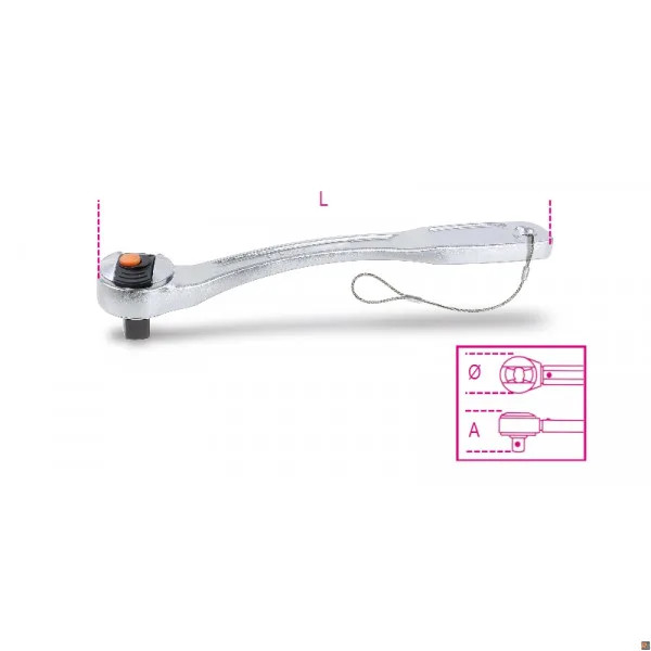 CRICCHETTI REVERS. H-SAFE D72 1/2 E/55LC - Beta Utensili - Vista Principale