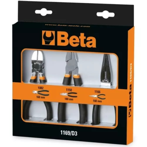 ASSORTIMENTI 2PINZE+1TRONCHESE - Beta Utensili - Vista Principale