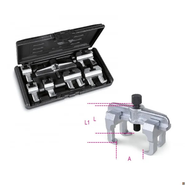 CASSETTE ESTRATTORI PULEGGE 7PZ - Beta Utensili - Vista Principale
