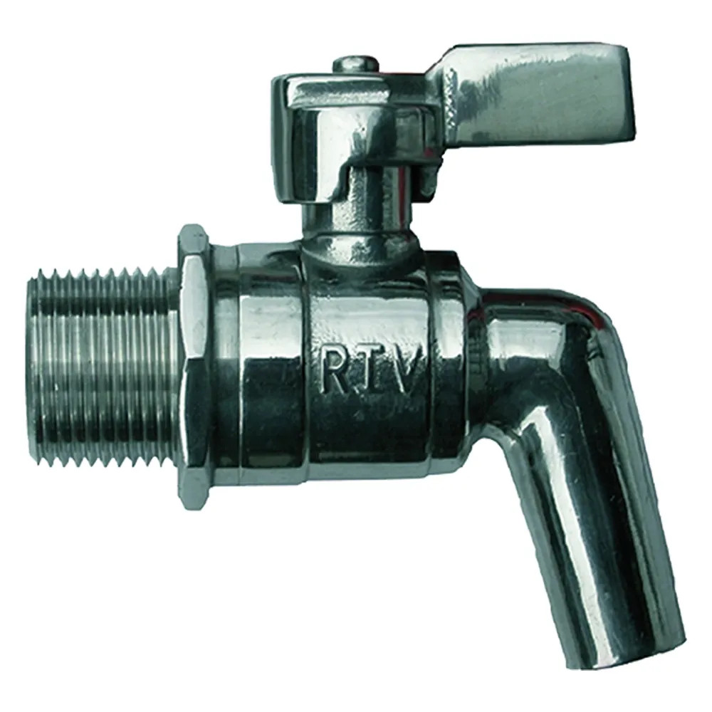 Rubinetto a sfera inox con leva - Senza Marca - Vista Principale