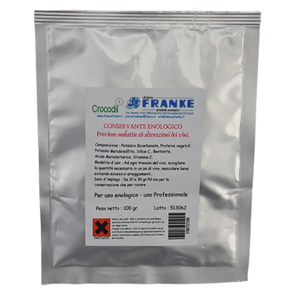 CONSERVATORE ENOLOGICO - CHIMICA FRANKE