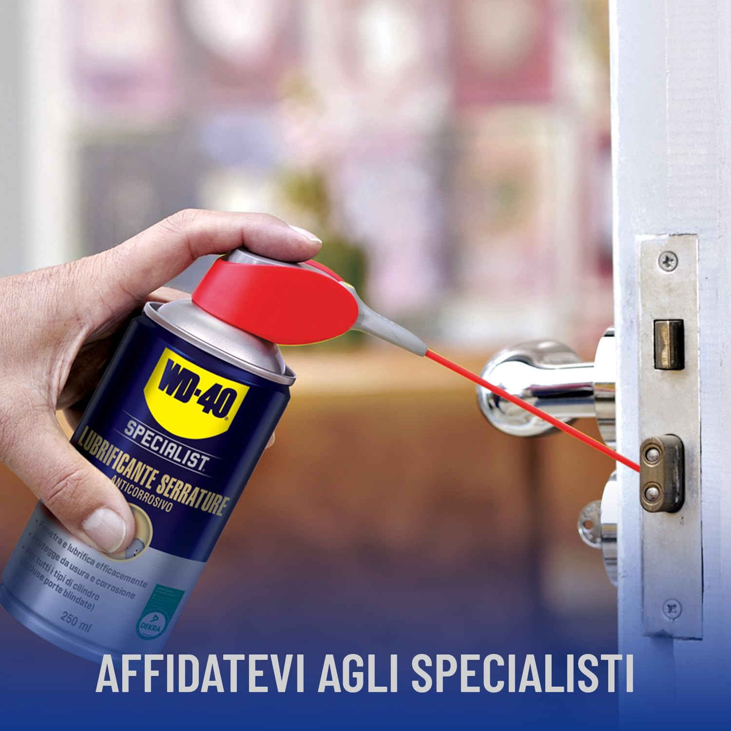 Lubrificante Serrature - Anticorrosivo - Sbloccaggio immediato - Senza grasso o silicone - 250ml - WD-40 Specialist - Dettaglio 4