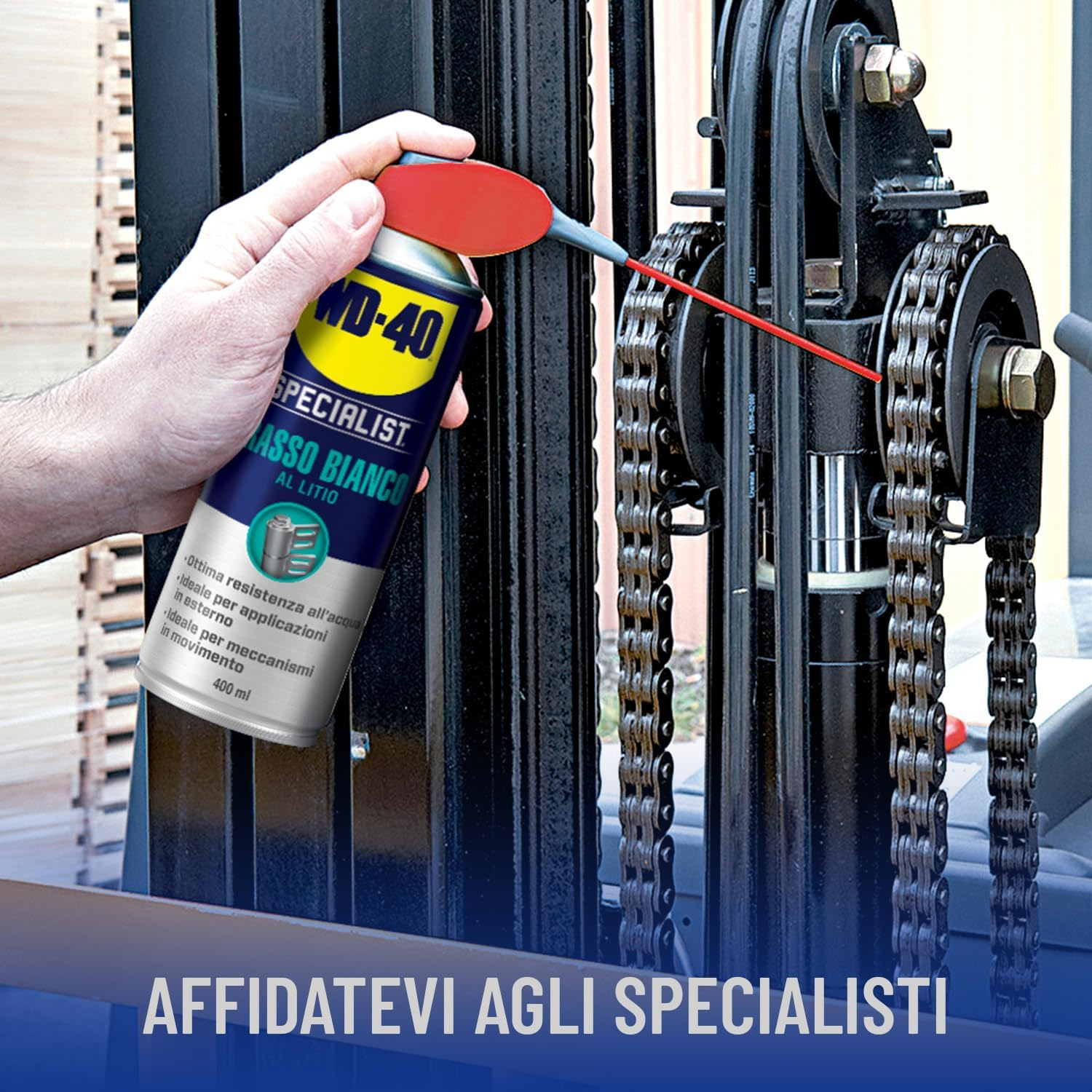 Grasso Bianco al Litio - Lubrificante a lunga durata - NSF H2-400ml - WD-40 Specialist - Dettaglio 4
