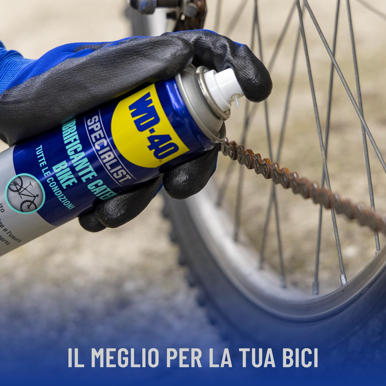 Lubrificante Catena Bike - Tutte le Condizioni - Spray 250ml - WD-40 Specialist - Dettaglio 4