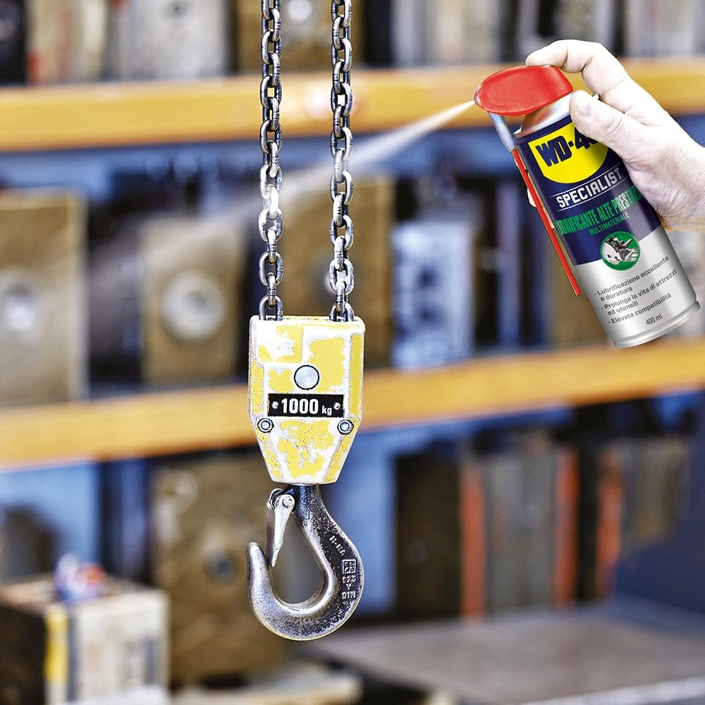 Lubrificante al PTFE - Alte Prestazioni - Spray Doppia Posizione - Applicazione multimateriale - NSF - 400ml - WD-40 Specialist - Dettaglio 4