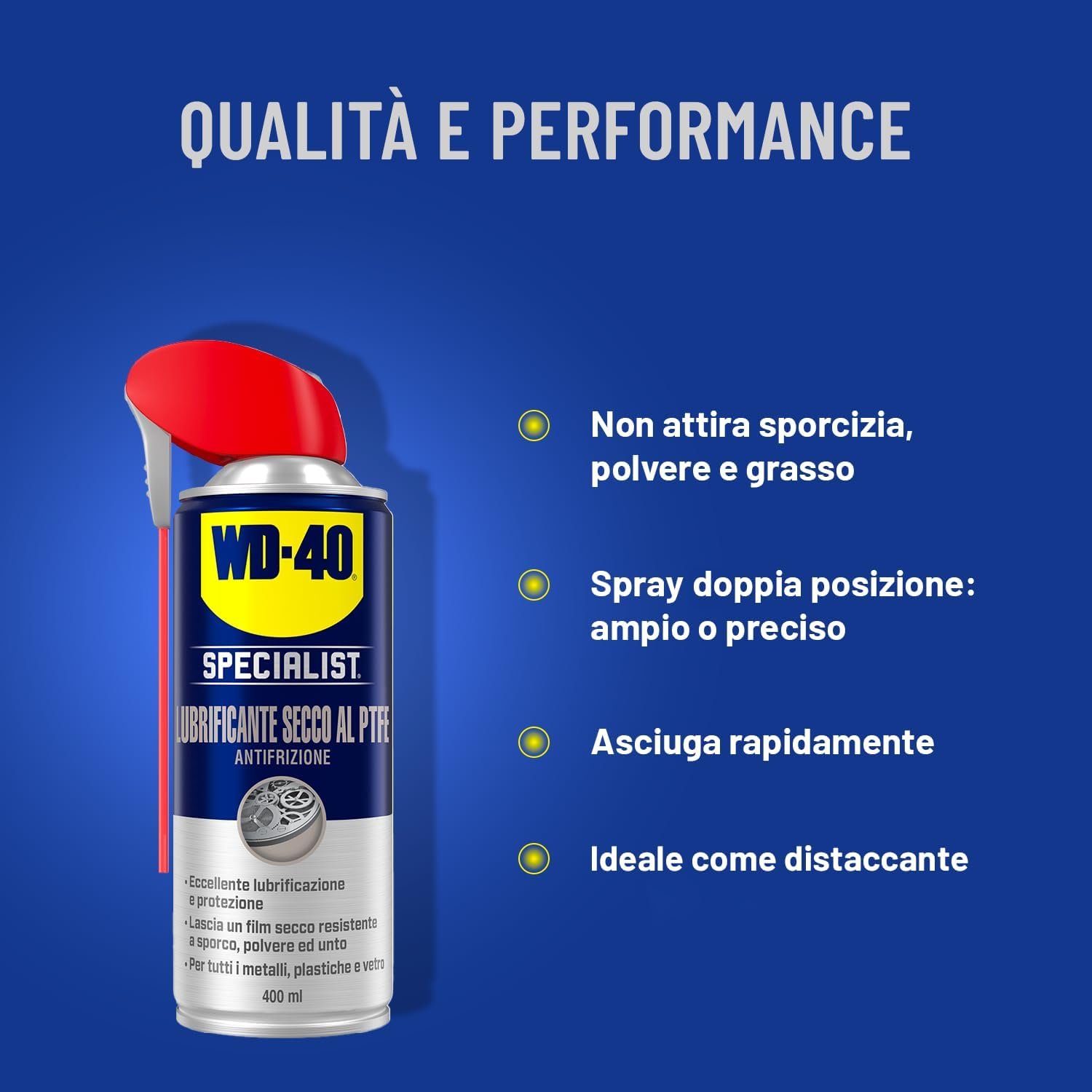 Lubrificante Secco al PTFE - Antifrizione - NSF H2-400ml - WD-40 Specialist - Dettaglio 3