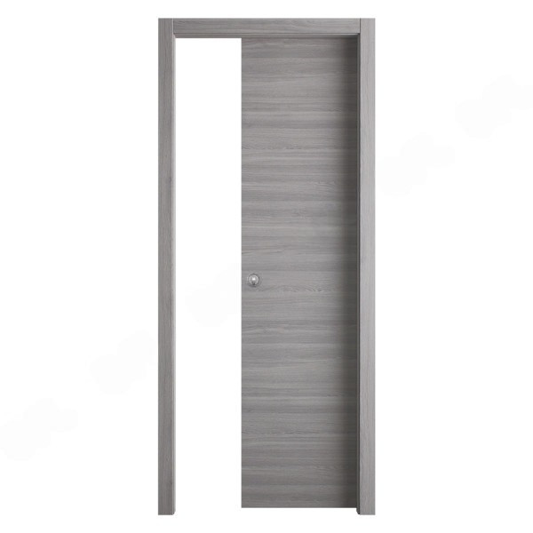 PORTA SCORREVOLE COLORE MICRO GRIGIO COMPLETA (PANNELLO + KIT MONTANTI) - UTENSILI STORE - Vista Principale