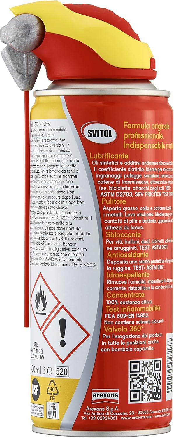 LUBRIFICANTE SPRAY 400 ML - SVITOL - Dettaglio 2