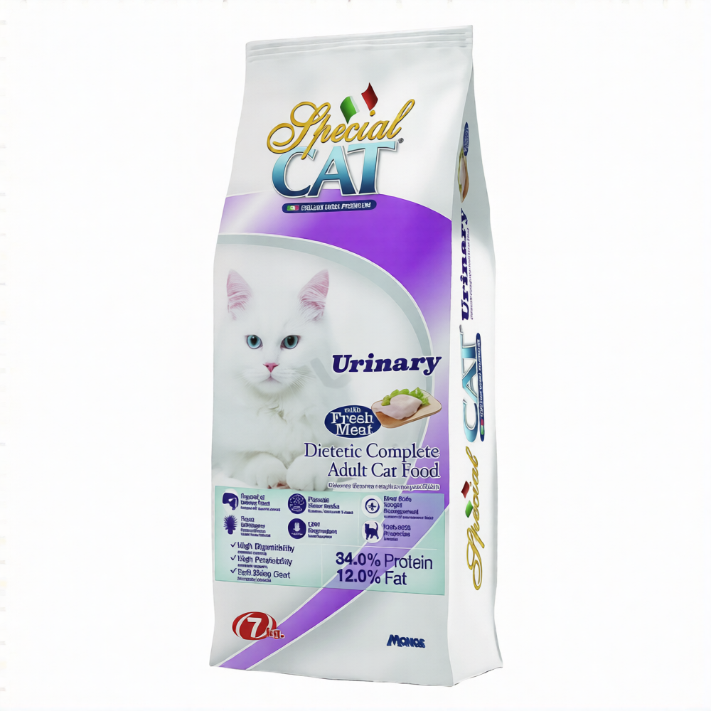 CROCCANTINI DIETETICI PER GATTI SPECIAL CAT URINARY 7KG - MONGE