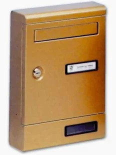 CASSETTA POSTALE BRONZO PER INTERNO "10.351" - SILMEC