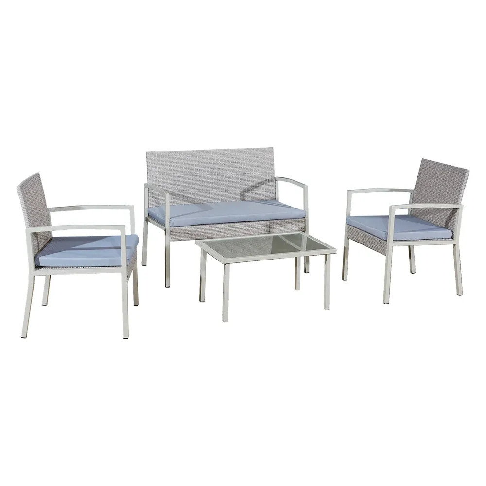SET GIARDINO IN POLYRATTAN 'EURIALO' - Senza Marca - Vista Principale