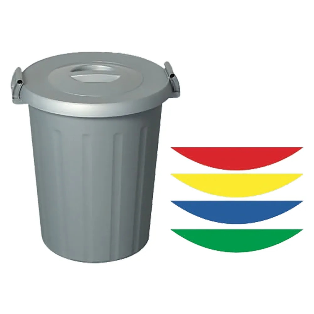 BIDONE IMMONDIZIA Lt. 25 grigio - ICS - Vista Principale