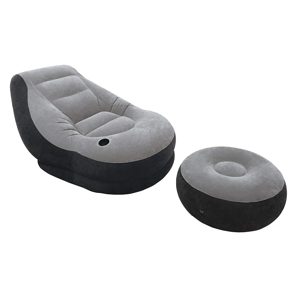 POLTRONCINA AIRBED 'LOUNGE' CON POUFF - INTEX - Vista Principale