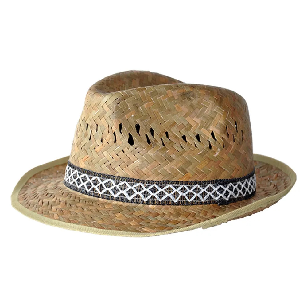 CAPPELLO IN PAGLIA 'ALPINO' - MADE IN ITALY - Vista Principale