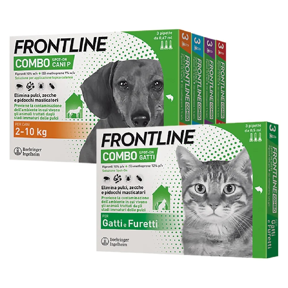 ANTIPARASSITARIO 'FRONTLINE COMBO' gatti/furetti - FRONTLINE