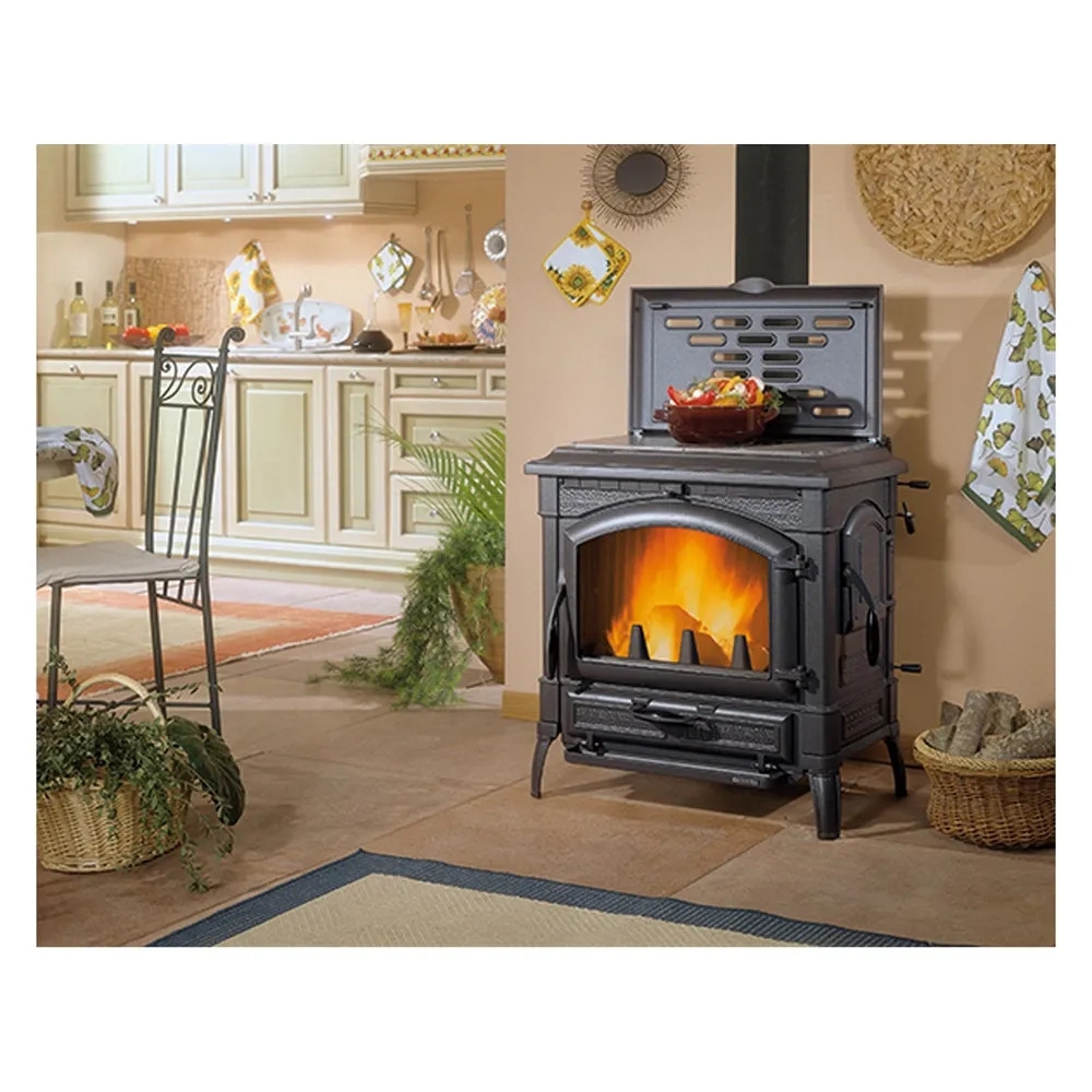 STUFA A LEGNA 'ISOTTA EVO CON CERCHI' - NORDICA EXTRAFLAME