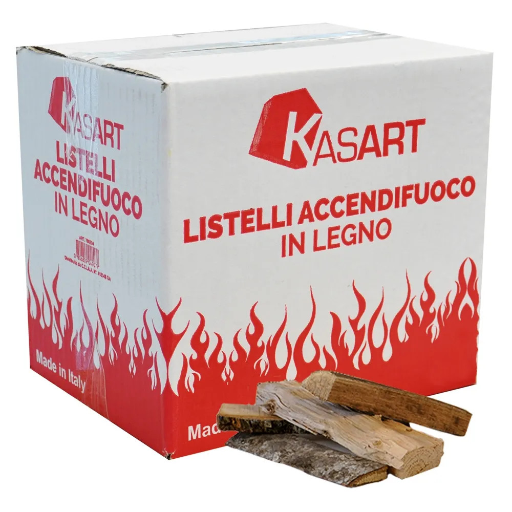 LISTELLI ACCENDIFUOCO IN LEGNO - KASART - Vista Principale