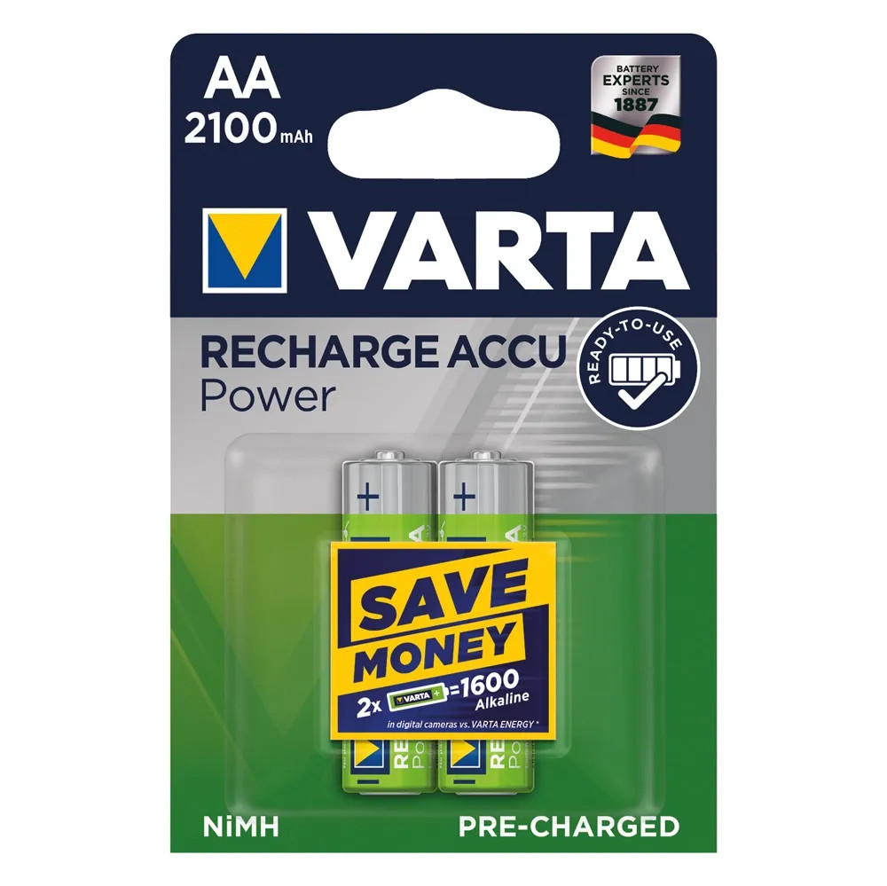 PILA STILO RICARICABILE ACCU POWER 'HR6' - VARTA