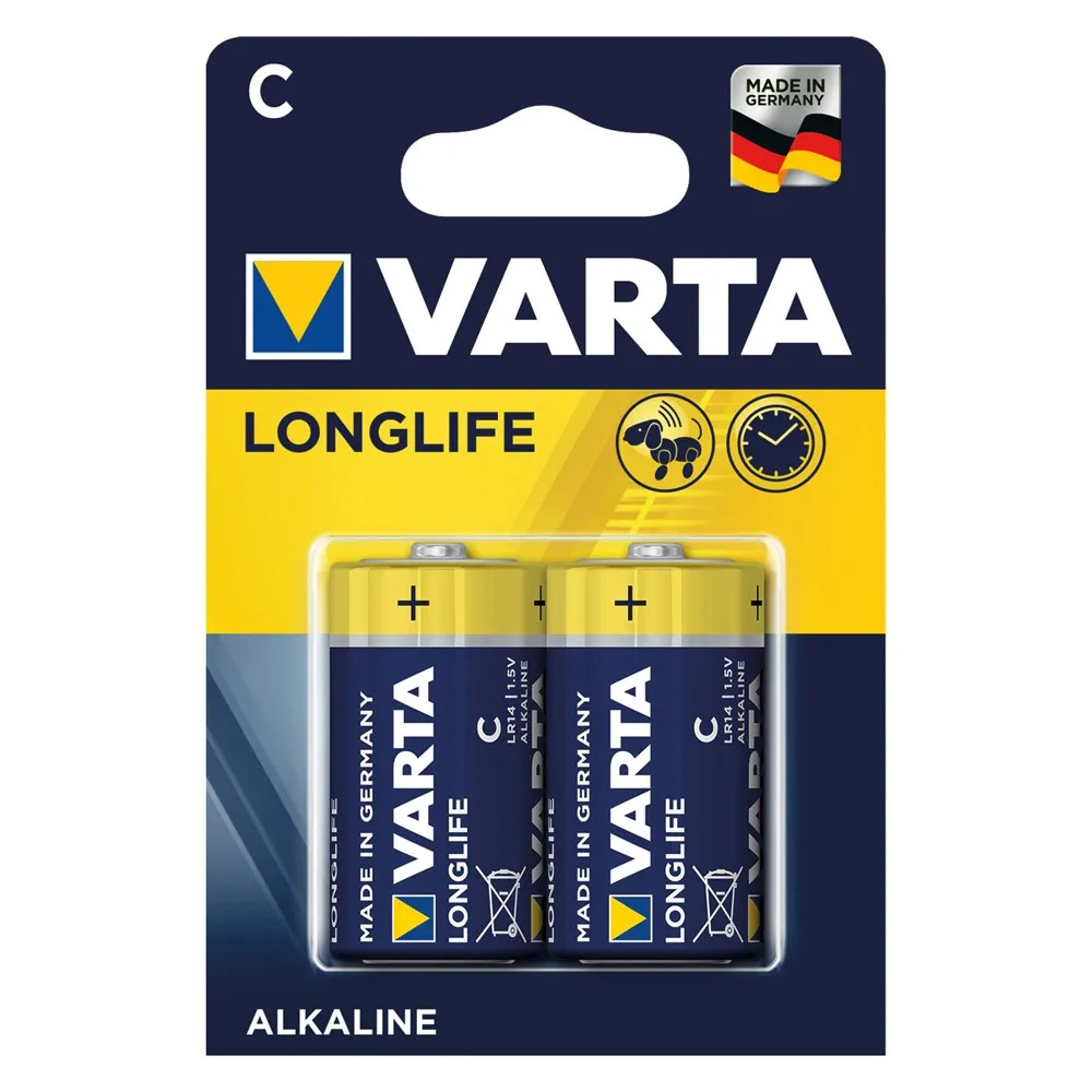 PILA MEZZA TORCIA LONGLIFE 'LR14' - VARTA