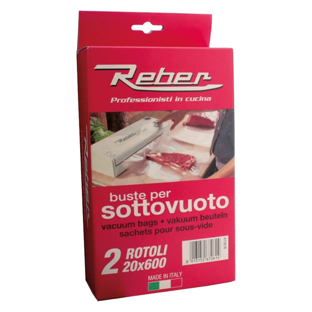 SACCHETTI A ROTOLI PER SOTTOVUOTO SCATOLATI N. 2 - REBER - Vista Principale
