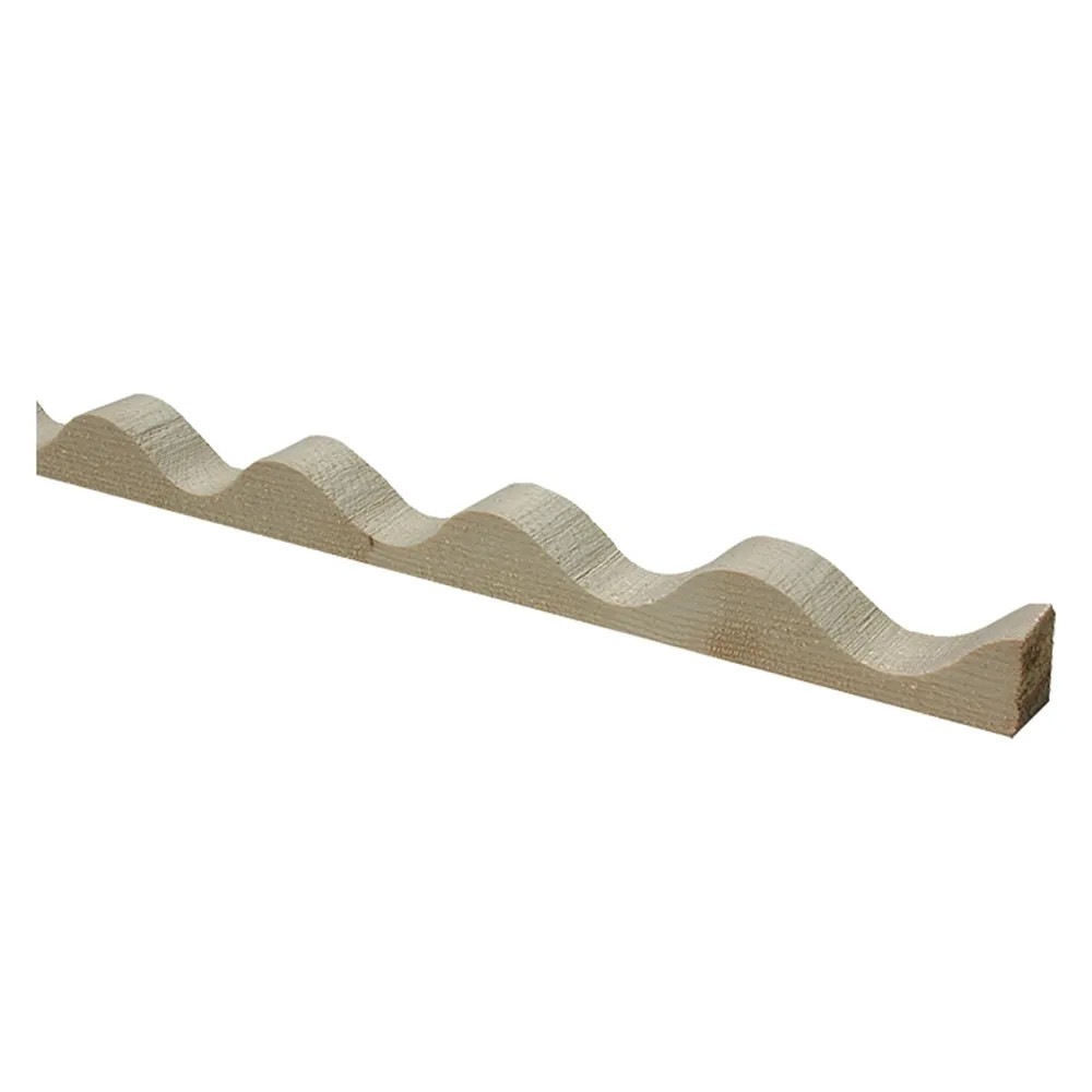 PROFILO IN LEGNO ONDULATO - Senza Marca - Vista Principale