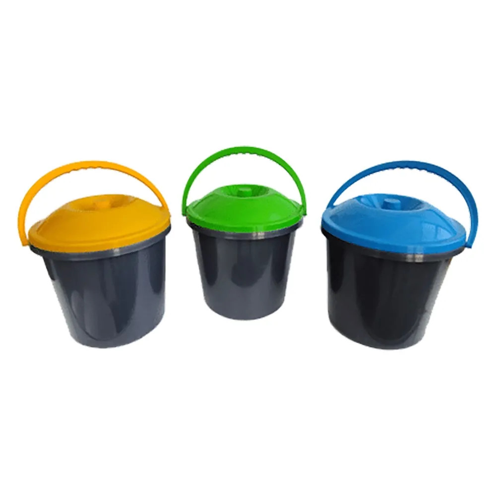 PATTUMIERA CON MANICO E COPERCHIO - ECOPLAST - Vista Principale