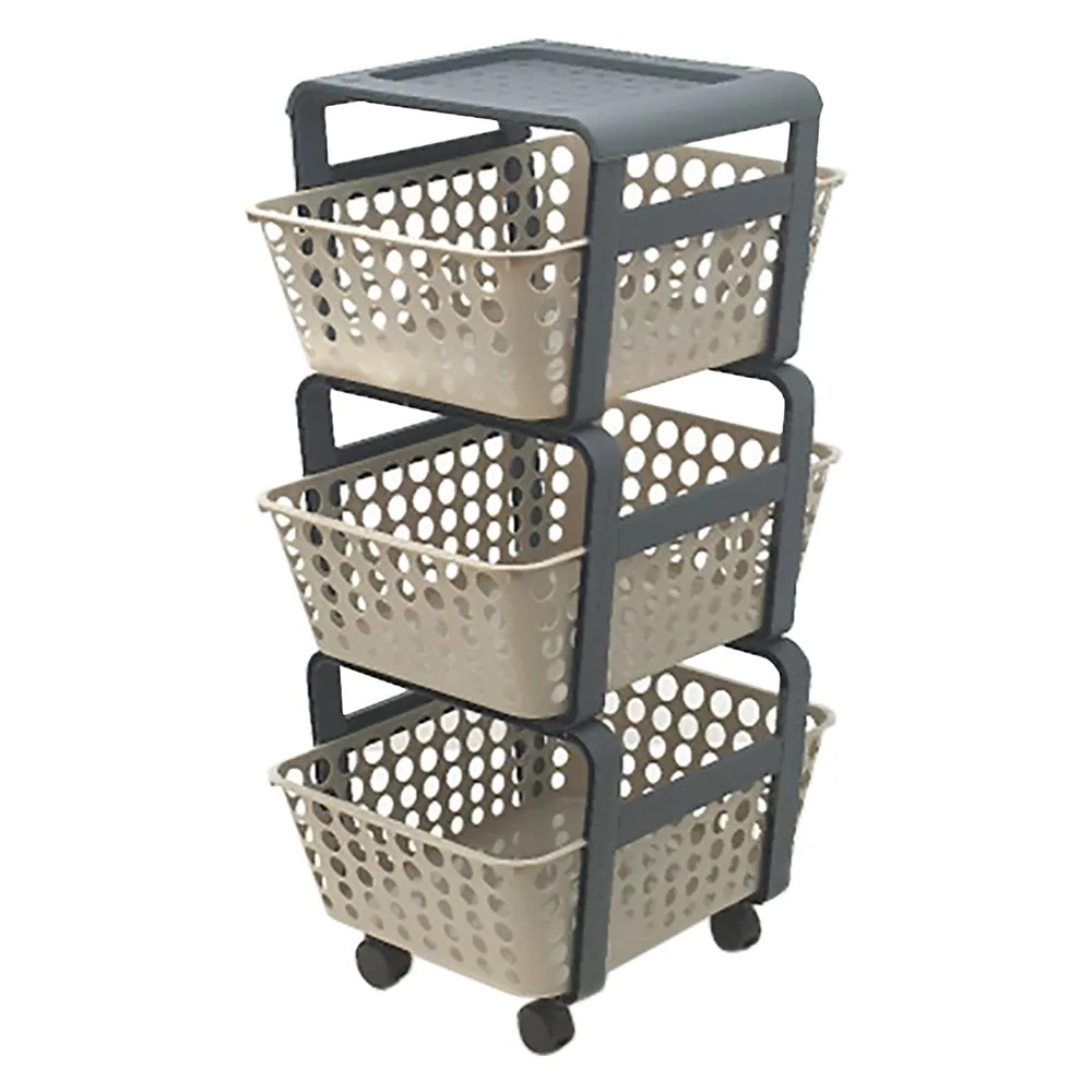 CARRELLO DA CUCINA CON CESTELLI 'MODULA' - ECOPLAST - Vista Principale