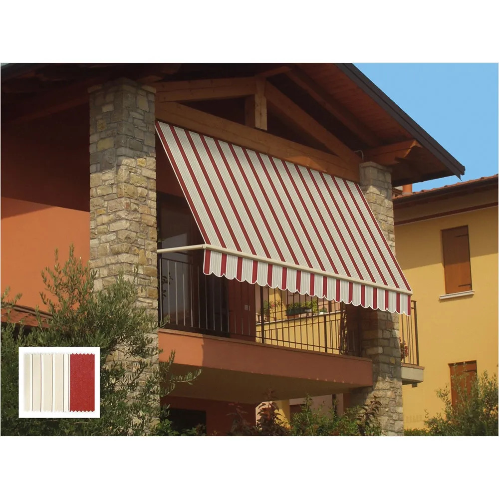 TENDA DA SOLE A CADUTA verde/bianco - SANGIORGIO - Vista Principale