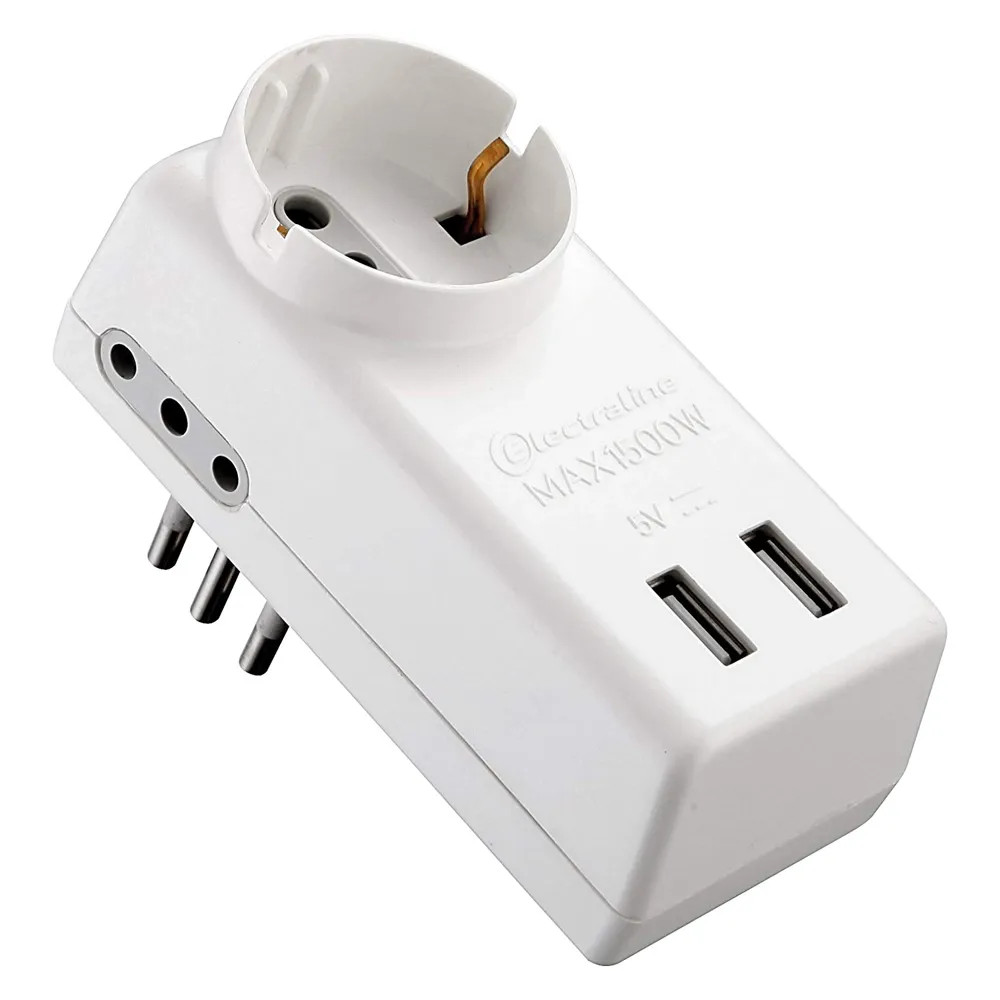 ADATTATORE MULTIPRESA USB - ELECTRALINE - Vista Principale