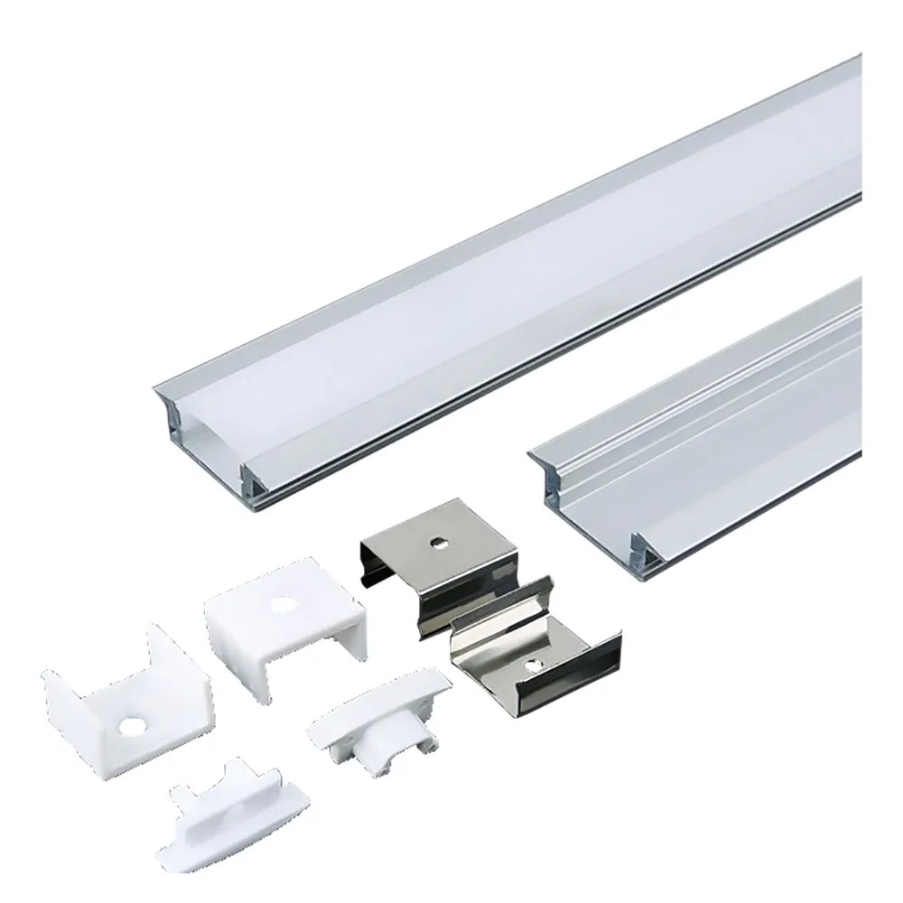 PROFILO CANALINA IN ALLUMINIO PER STRIP LED - VTAC